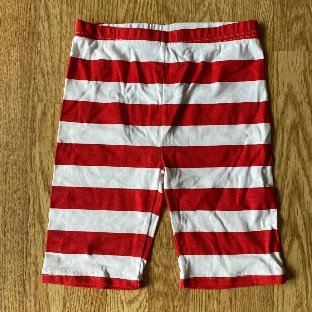 Carters Red and White Striped Shorts 10